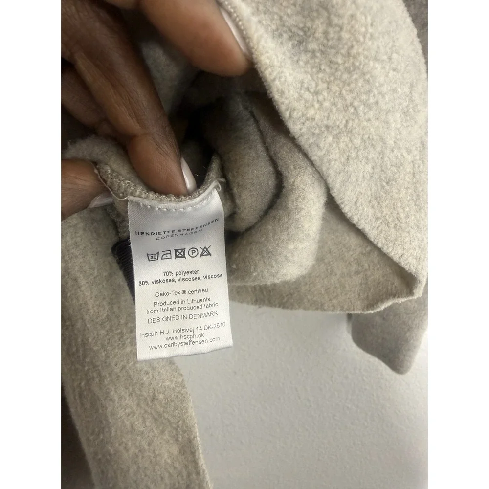 Henriette Steffensen Copenhagen Fleece Hi-Neck Tunic M Lagenlook  Quiet Luxury